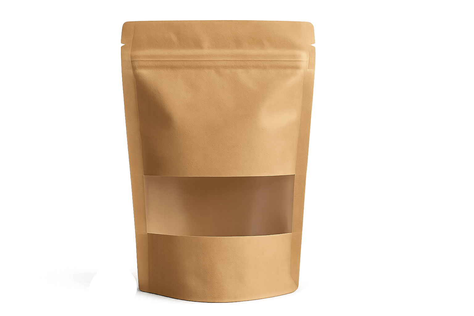 Kraft Paper Window Pouch Transparent Background
