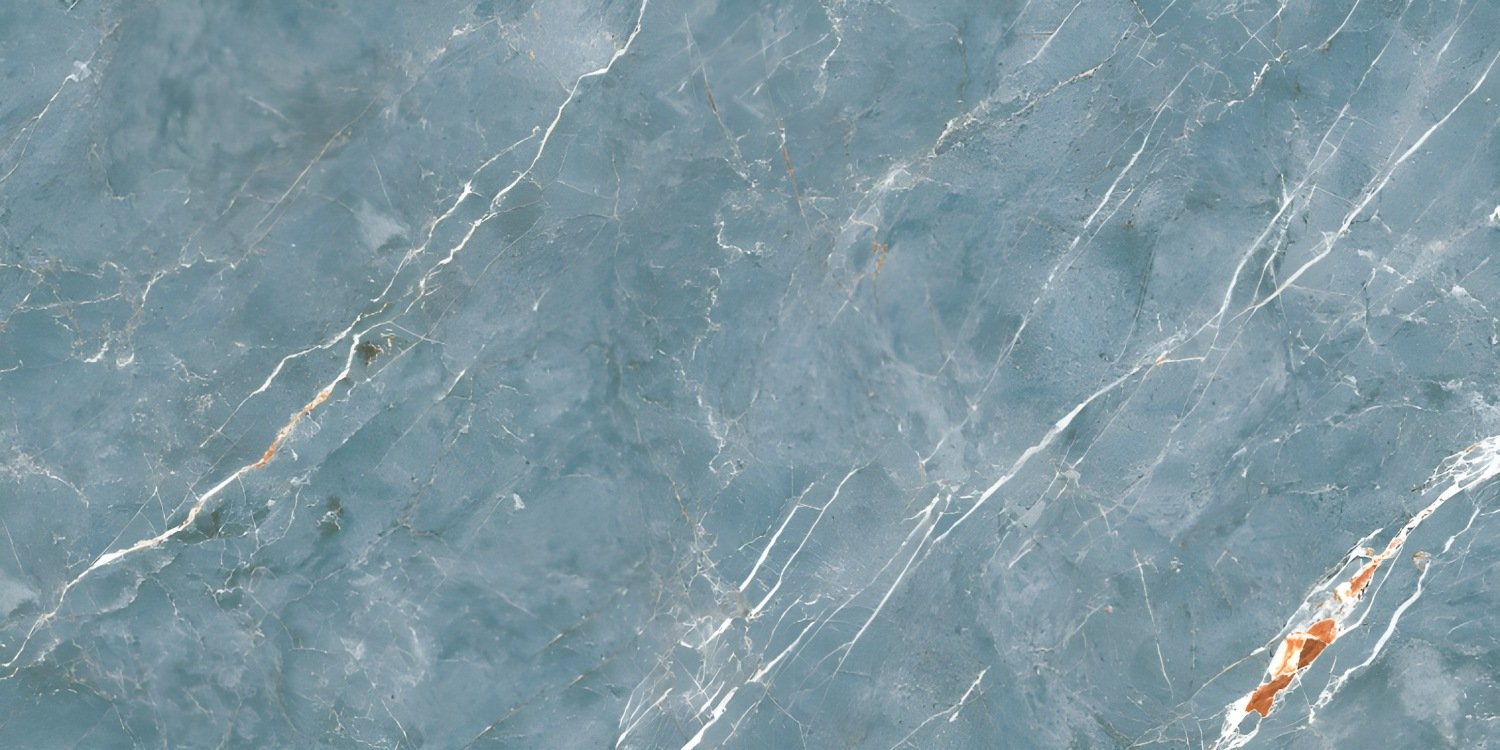Light Blue Grey Marble White Veining