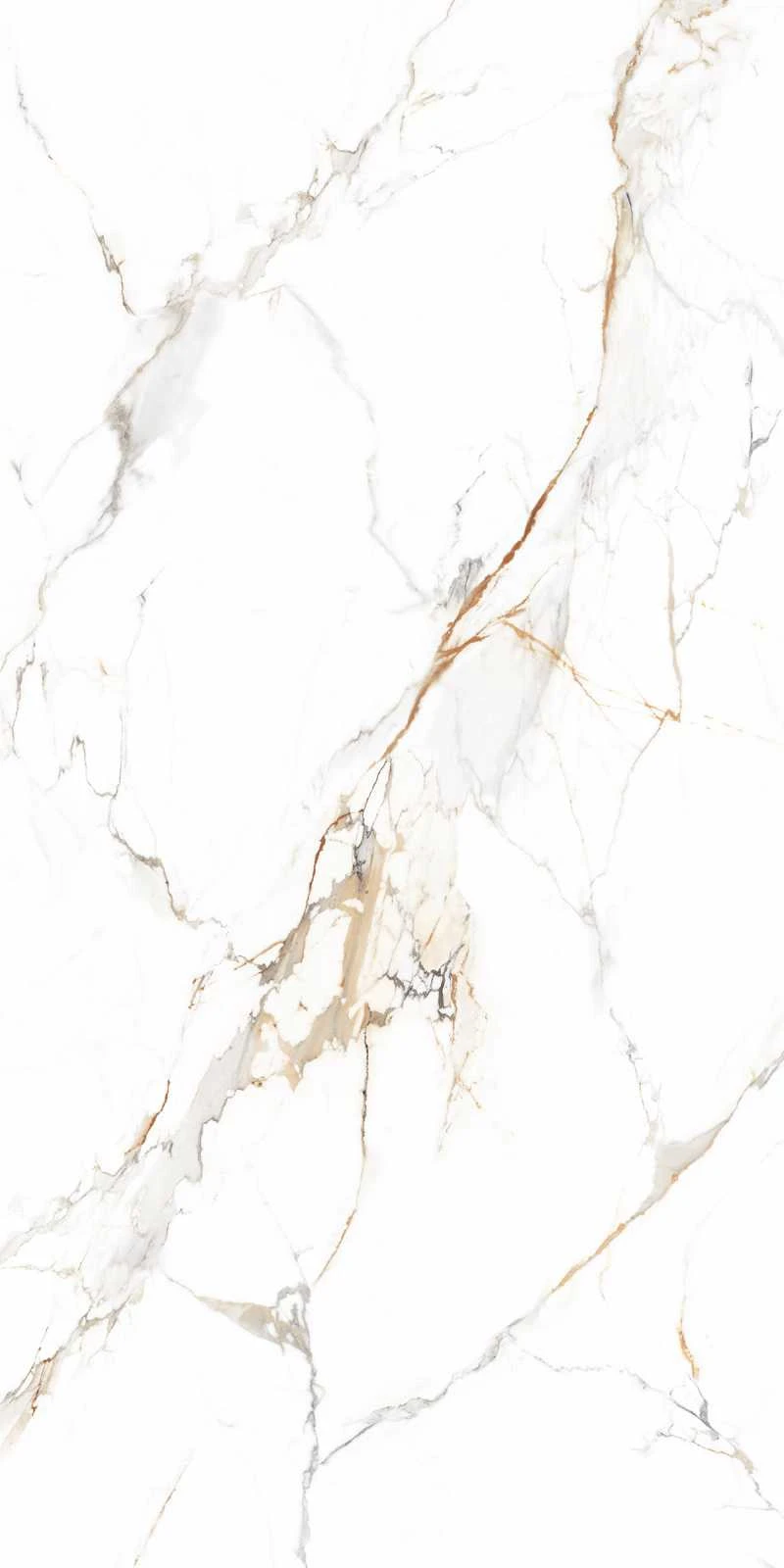 Luxurious Calacatta Vagli Marble Slab with Gold Veins