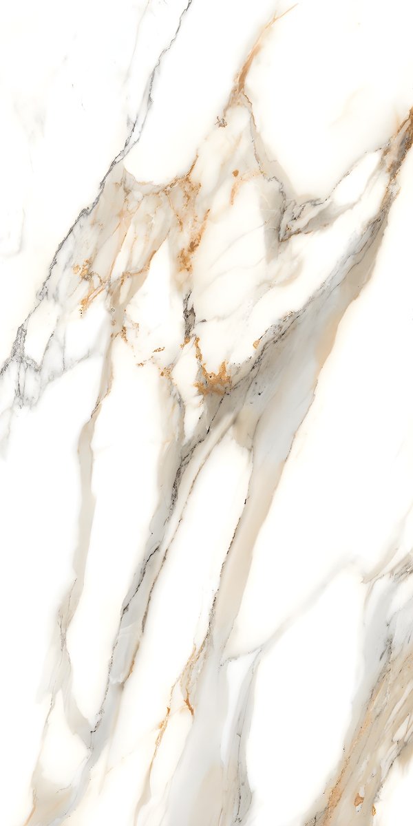 Luxurious White Marble with Gold Veins