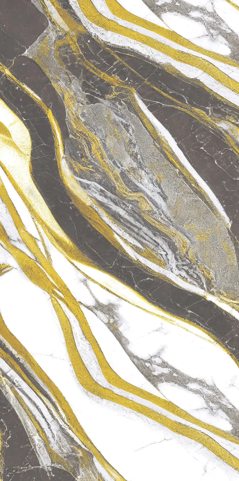 Luxury Golden Marble Texture With Striking White and Brown Patterns