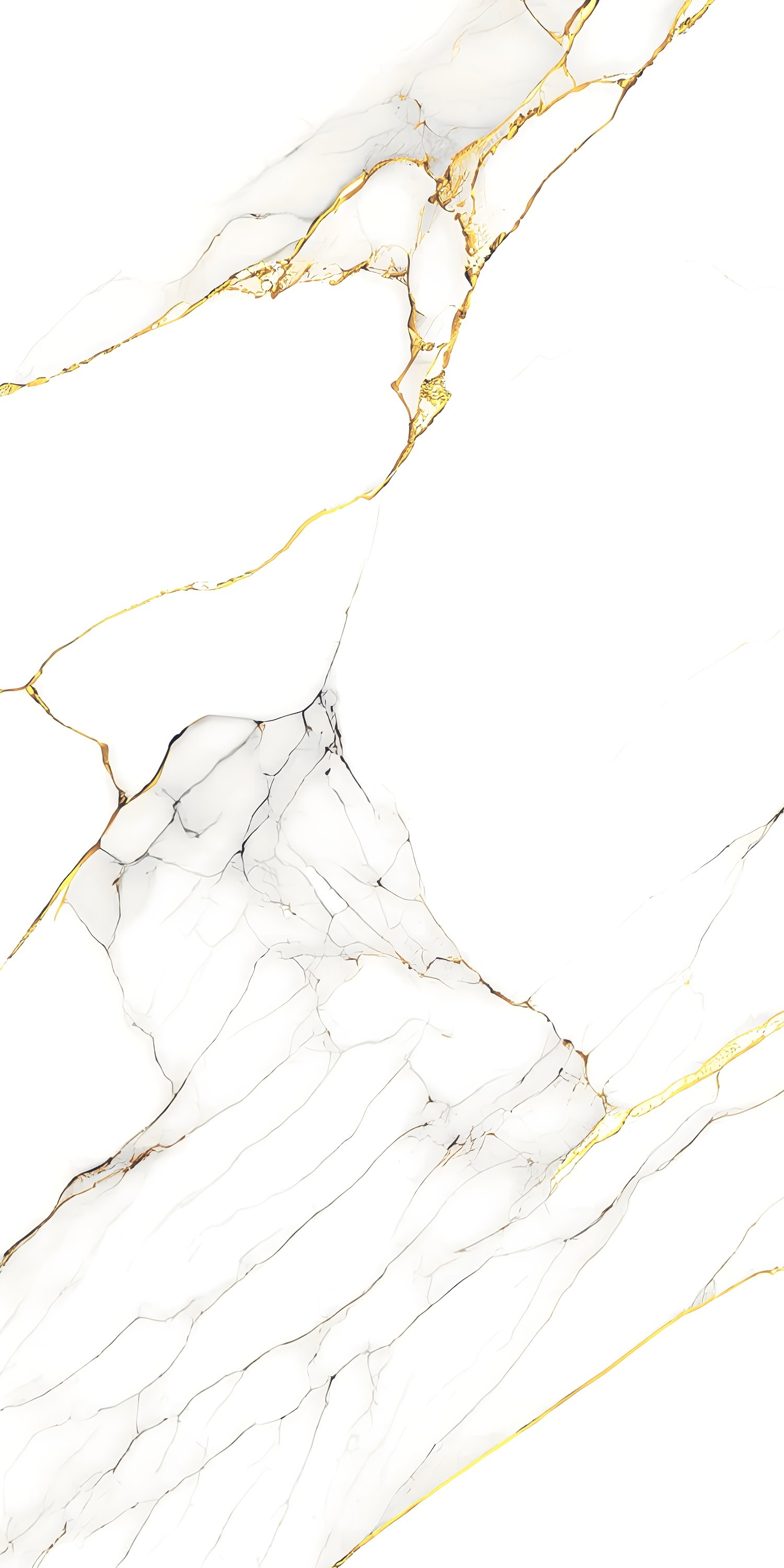Luxury White Marble Gold and Black Veins