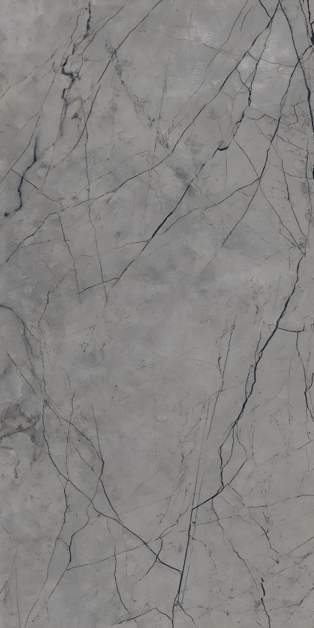 Medium Grey Marble with Dark Veining Texture