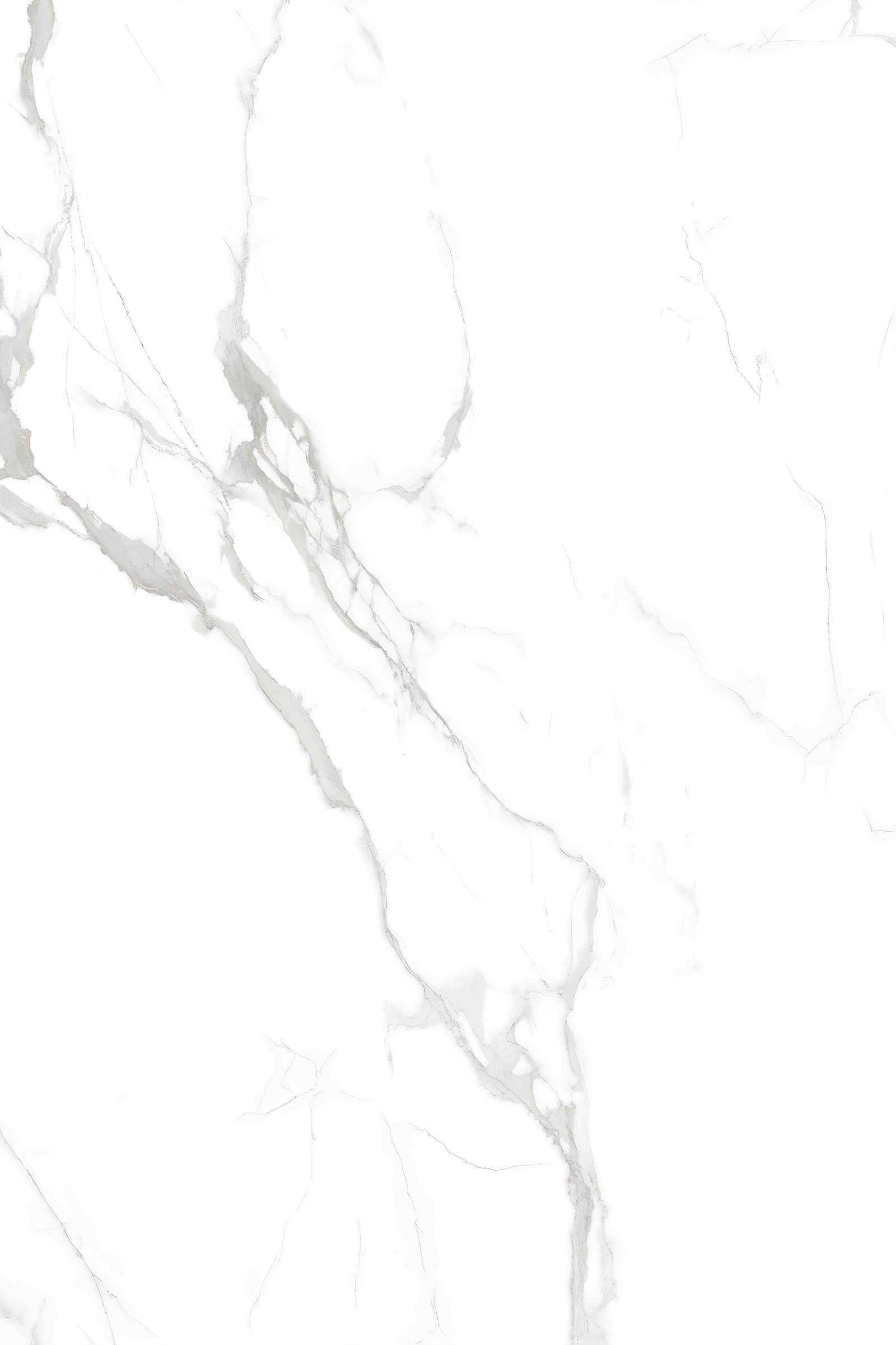 Minimal White Marble Light Grey Veining