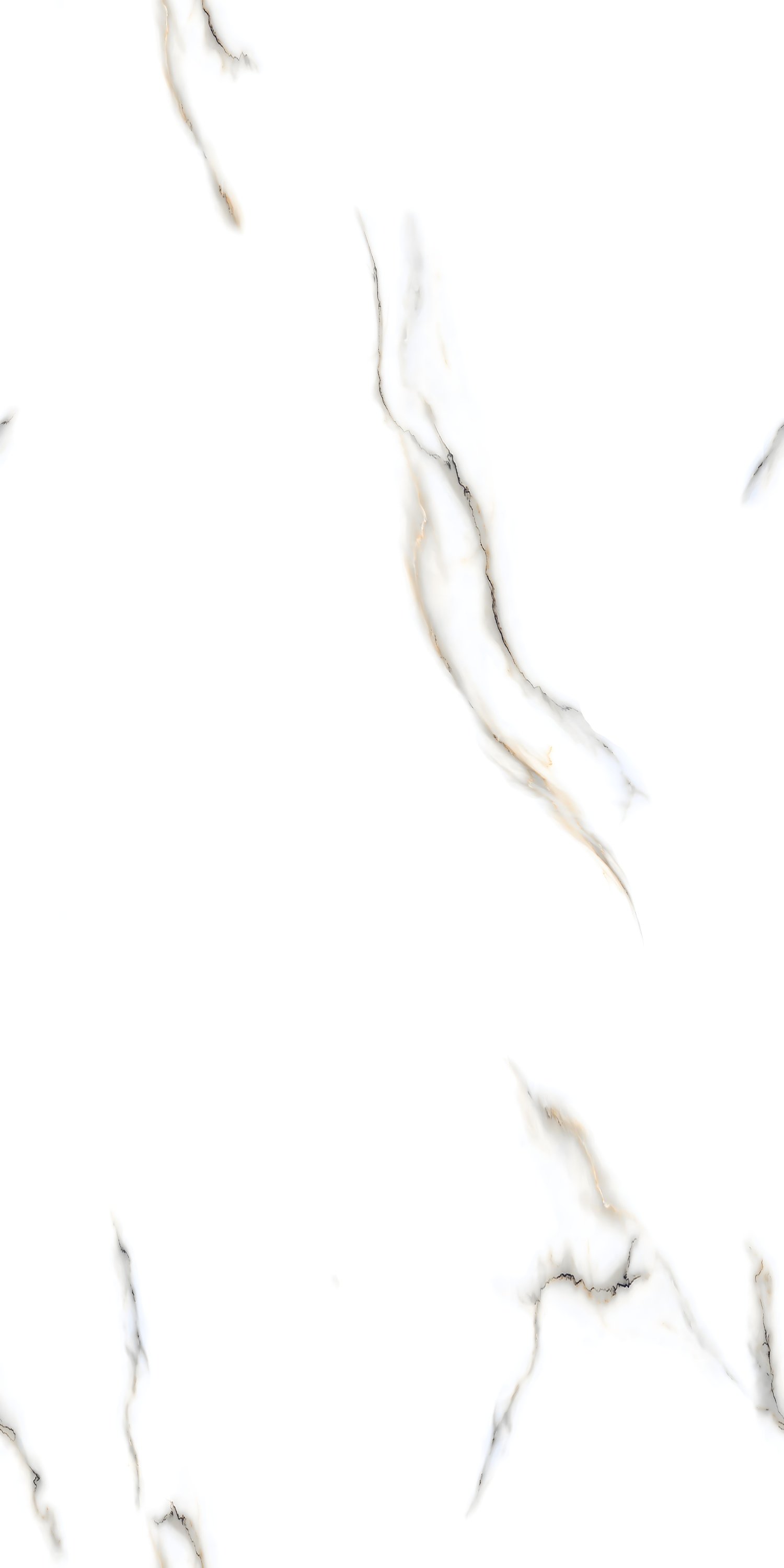 Minimal White Marble Tile Subtle Gold Veining