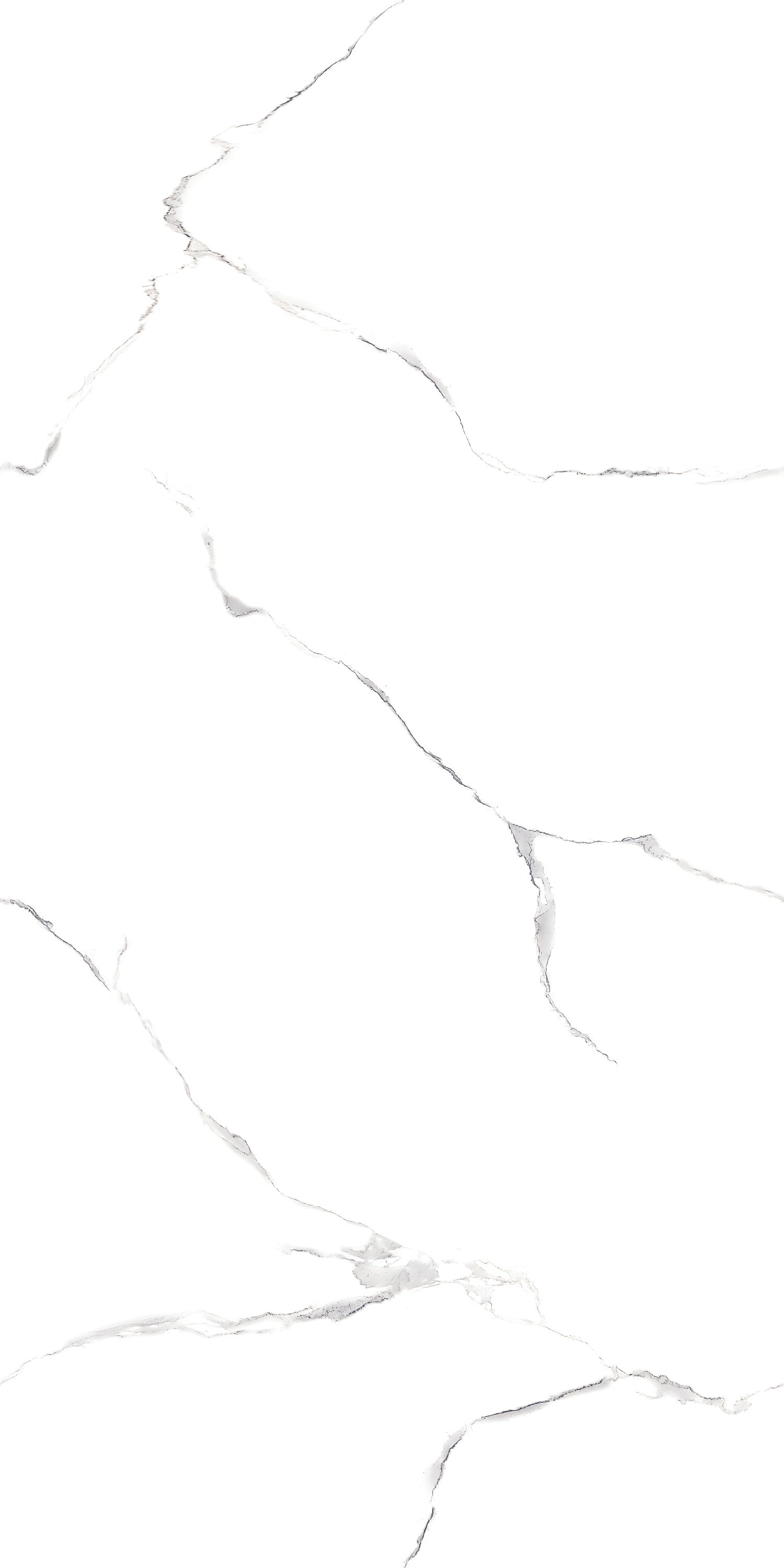 Minimalist White Marble Tile Fine Grey Veins