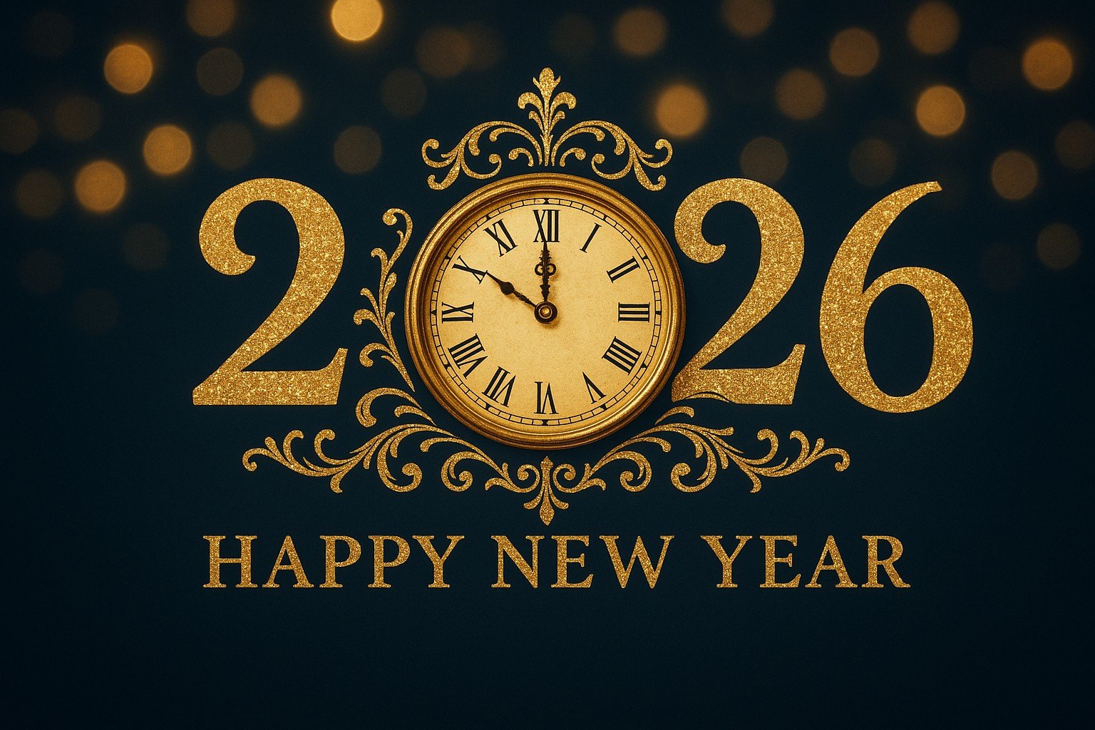 Modern Happy New Year Background Image