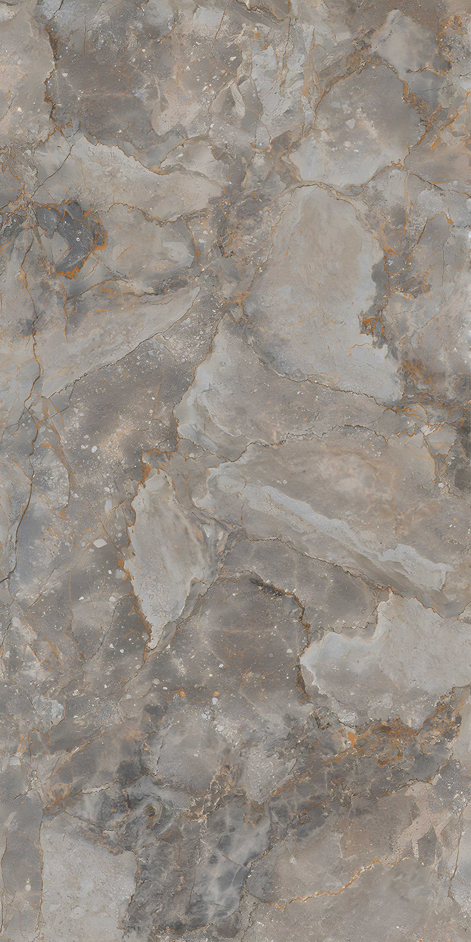 Muted Grey Brown Marble Rust Veins Texture