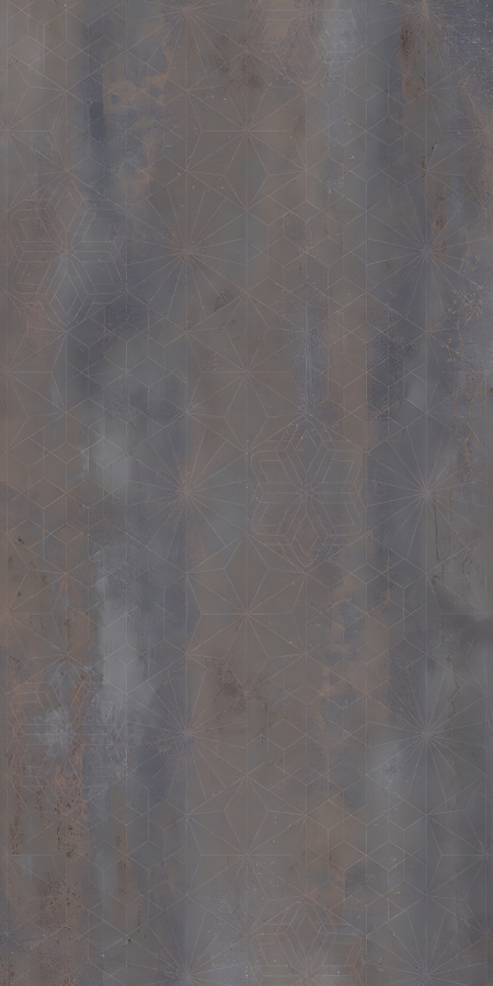 Muted Grunge Texture with Geometric Pattern Overlay
