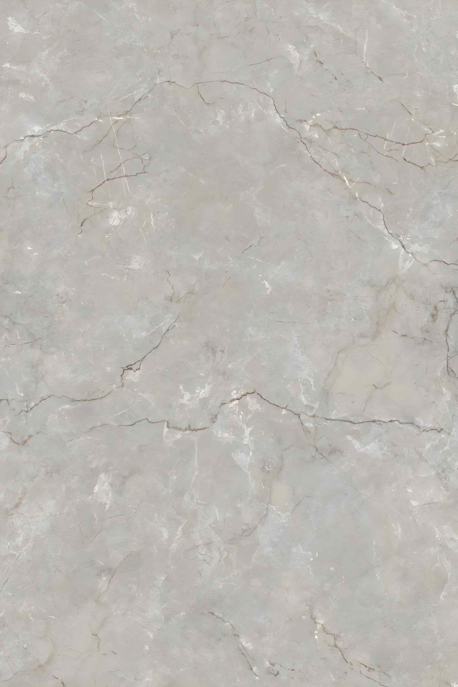 Muted Light Grey Marble Fine Veining Surface
