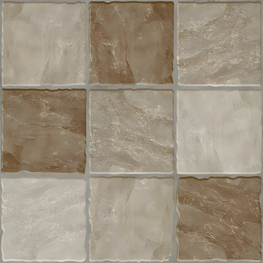 Muted Marble Squares Seamless Tile Pattern