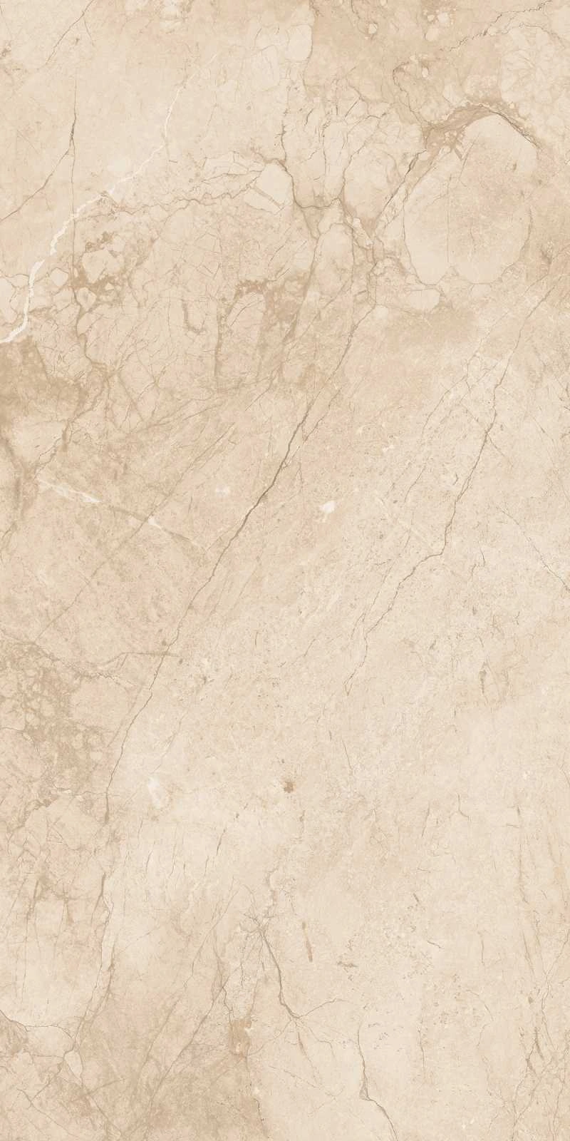 Natural Beige Marble Texture with Detailed Veining and Subtle Patterns