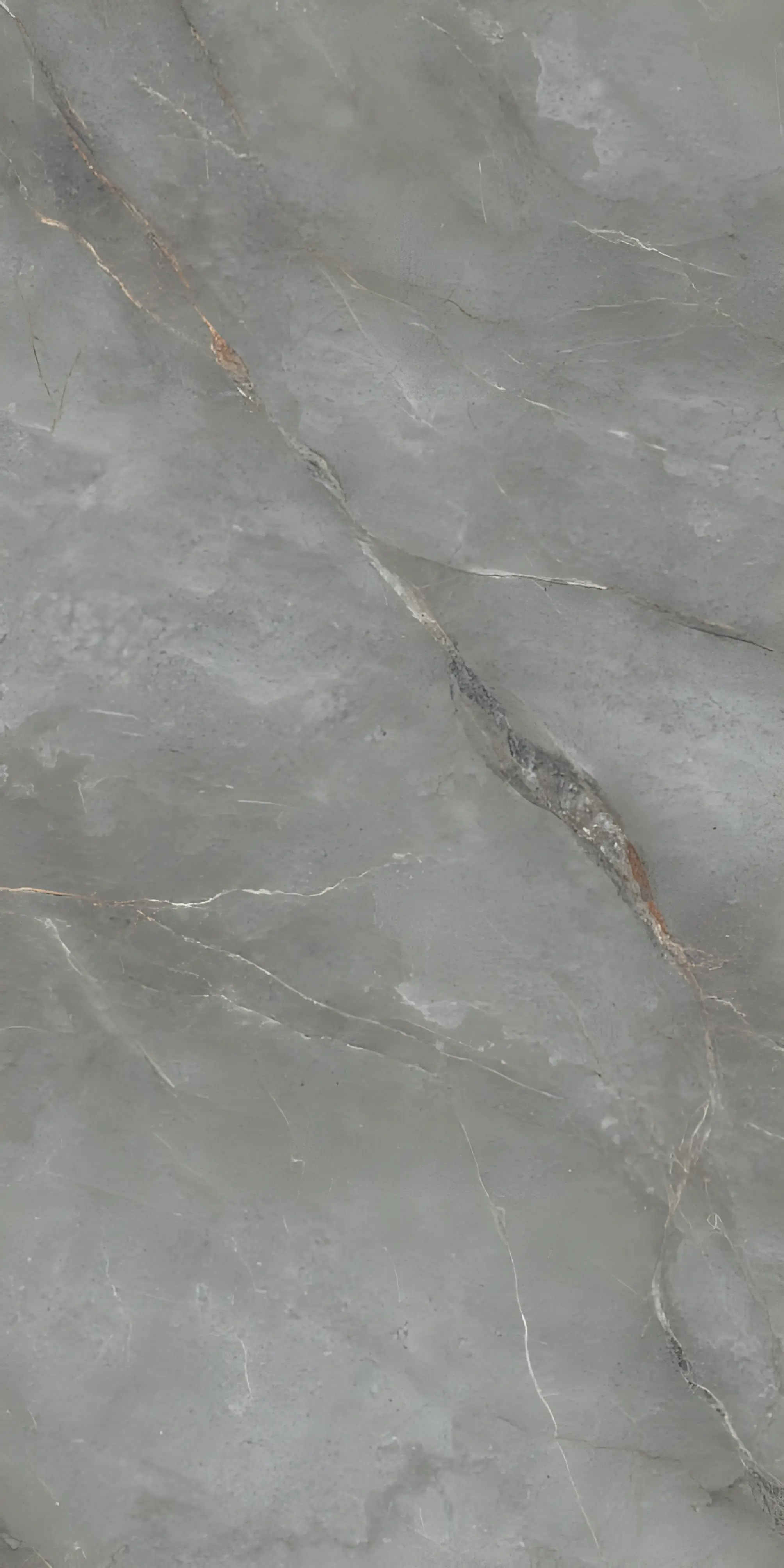Natural Gray Marble Slab Texture With Streaks and Veins for Background