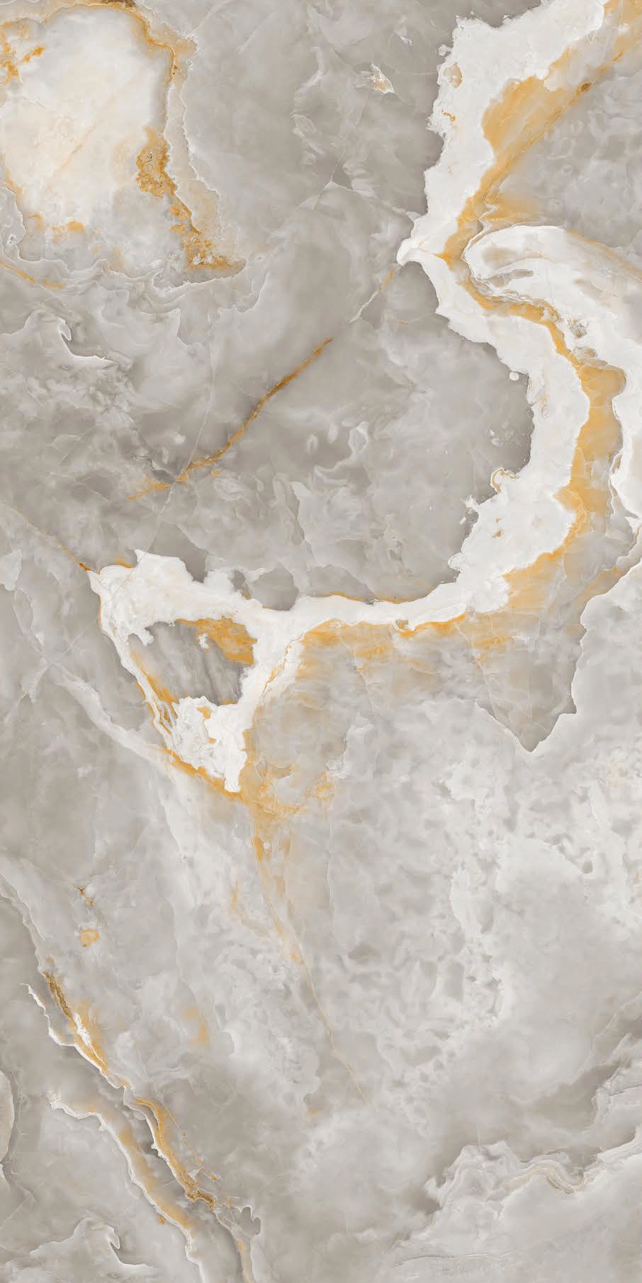 Natural Marbled Texture with Beige and White Tones Highlighting Golden Veins