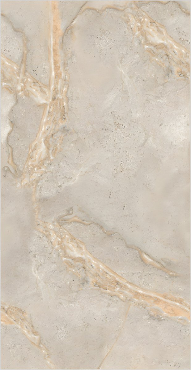 Neutral Marble Tile with Bold Gold Veins