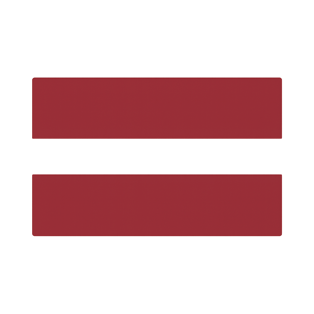 Official Latvia Flag Icon Transparent Background