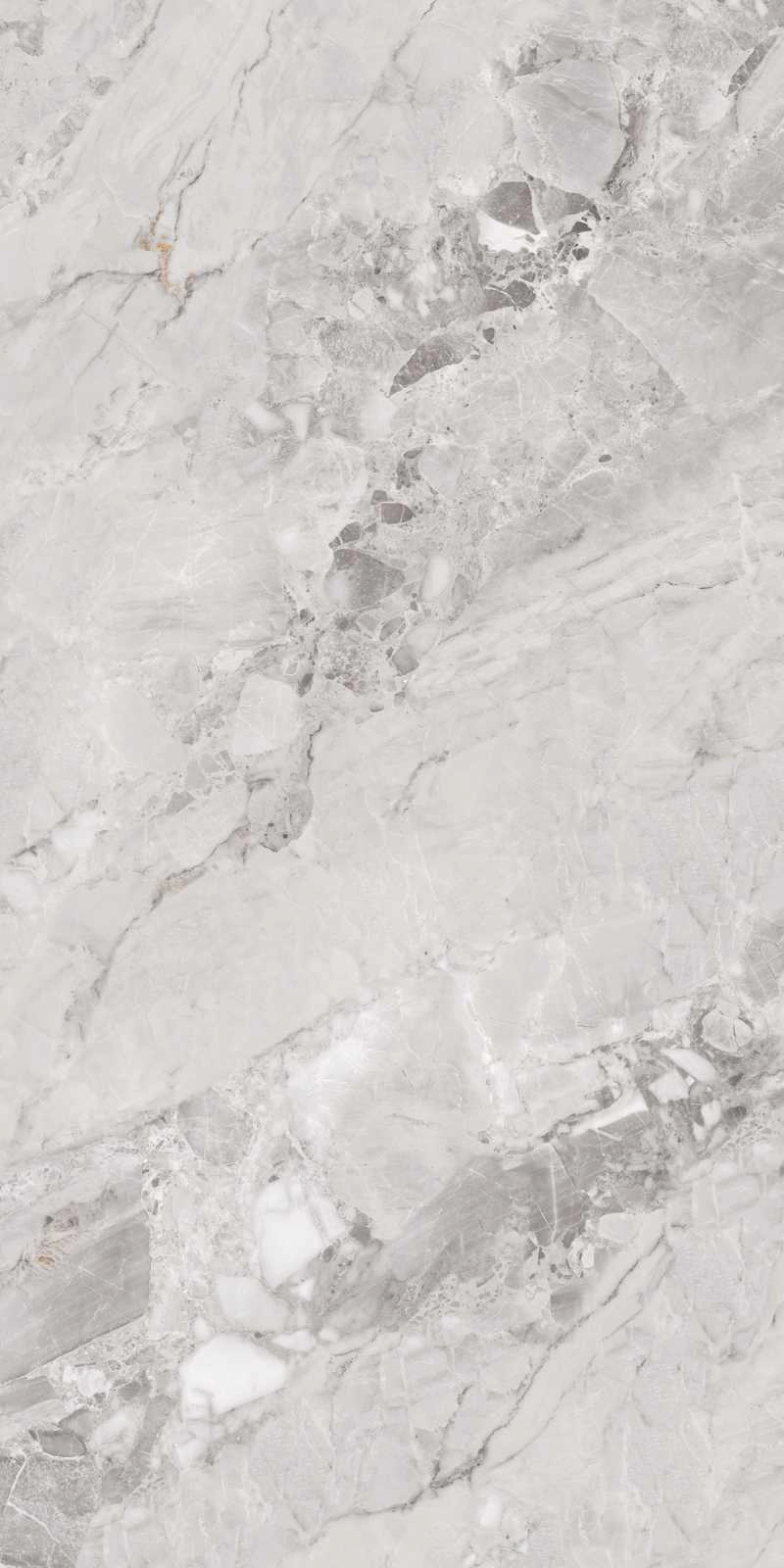 Ombra Grey Marble Effect Tile: White and Grey Blend