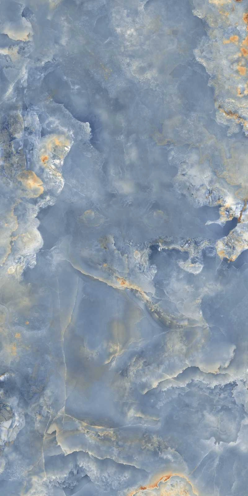 On Ice Cobalt Onyx: Deep Blue with Rust Veins