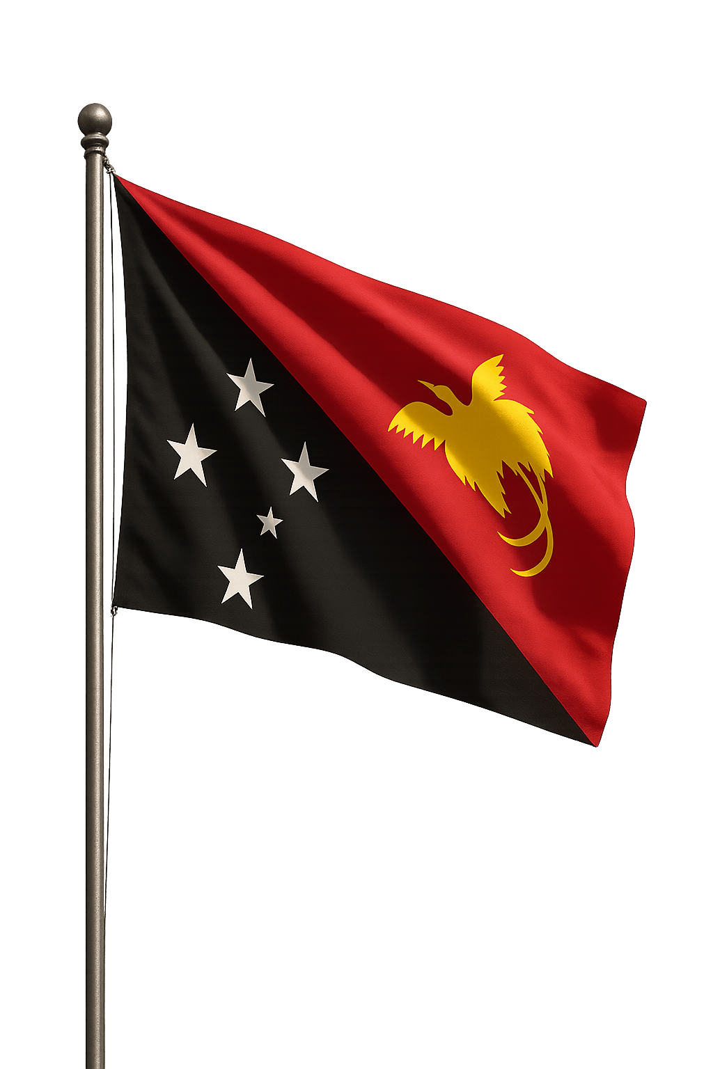 Painted Brush Stroke PNG Flag, transparent background