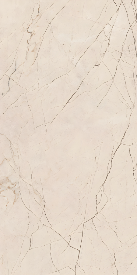 Pale Cream Marble with Dark Vein Cracks