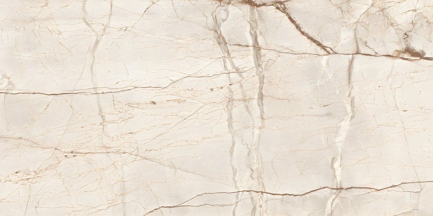 Pale Cream Marble with Thin Brown Veins