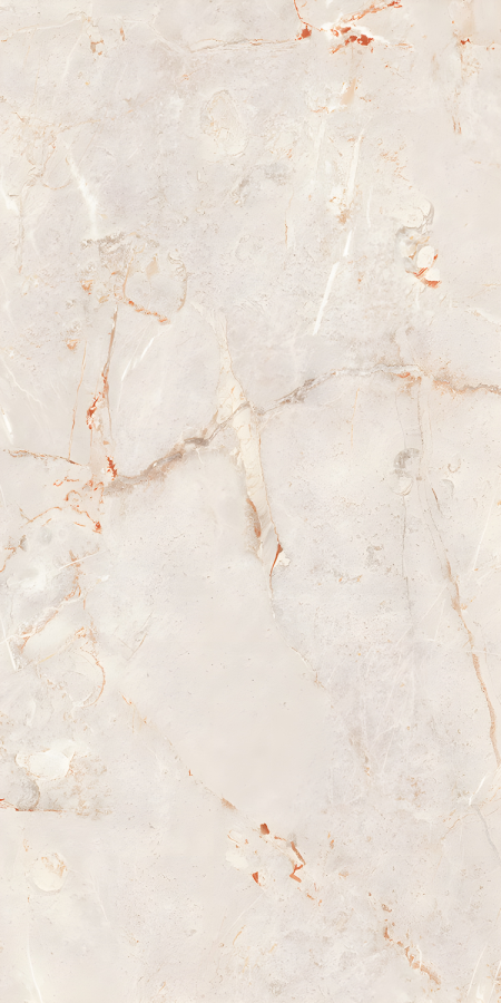 Pale Pink Peach Marble with Rust Veins