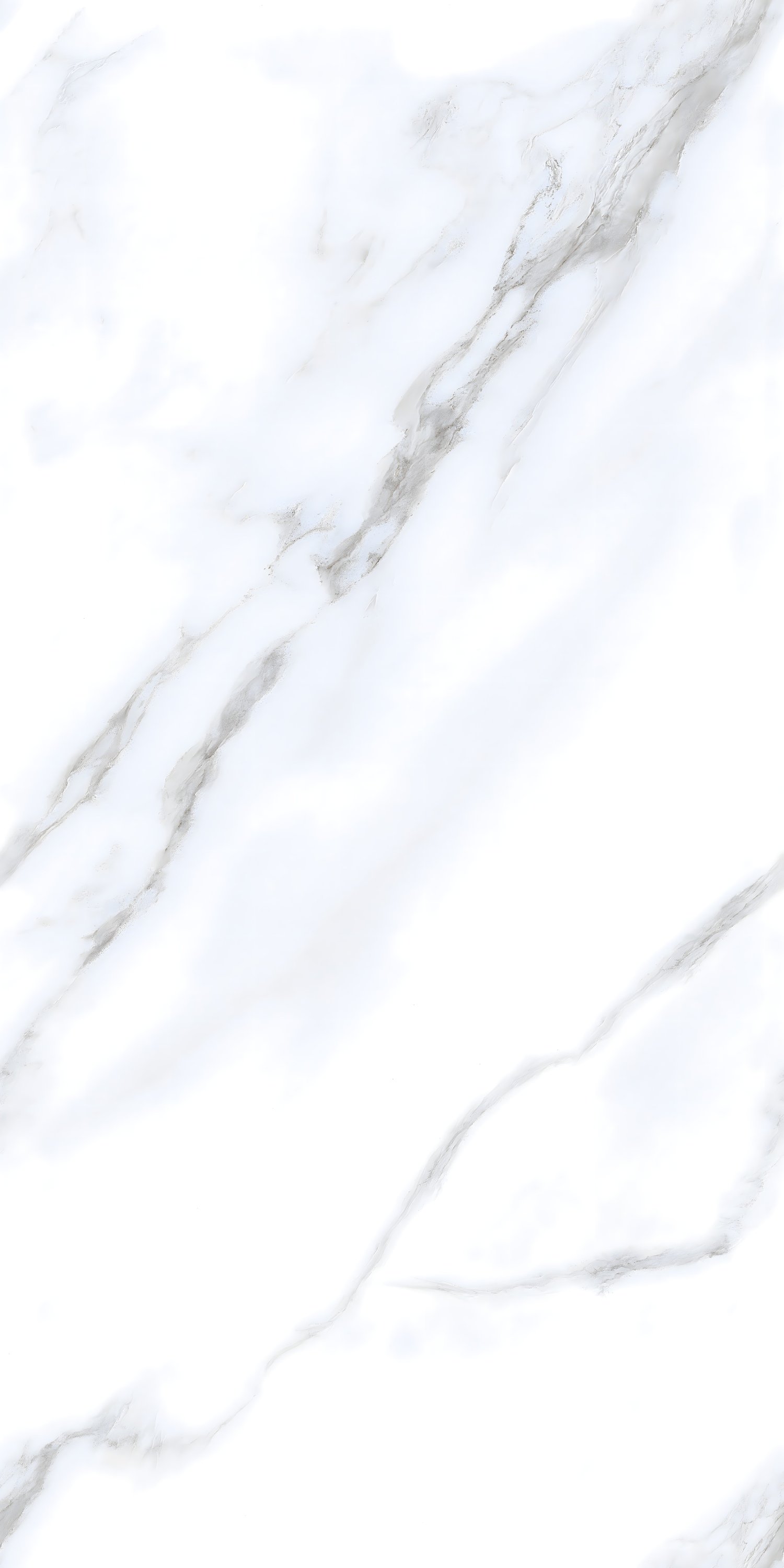 Pristine White Marble Light Gray Veining