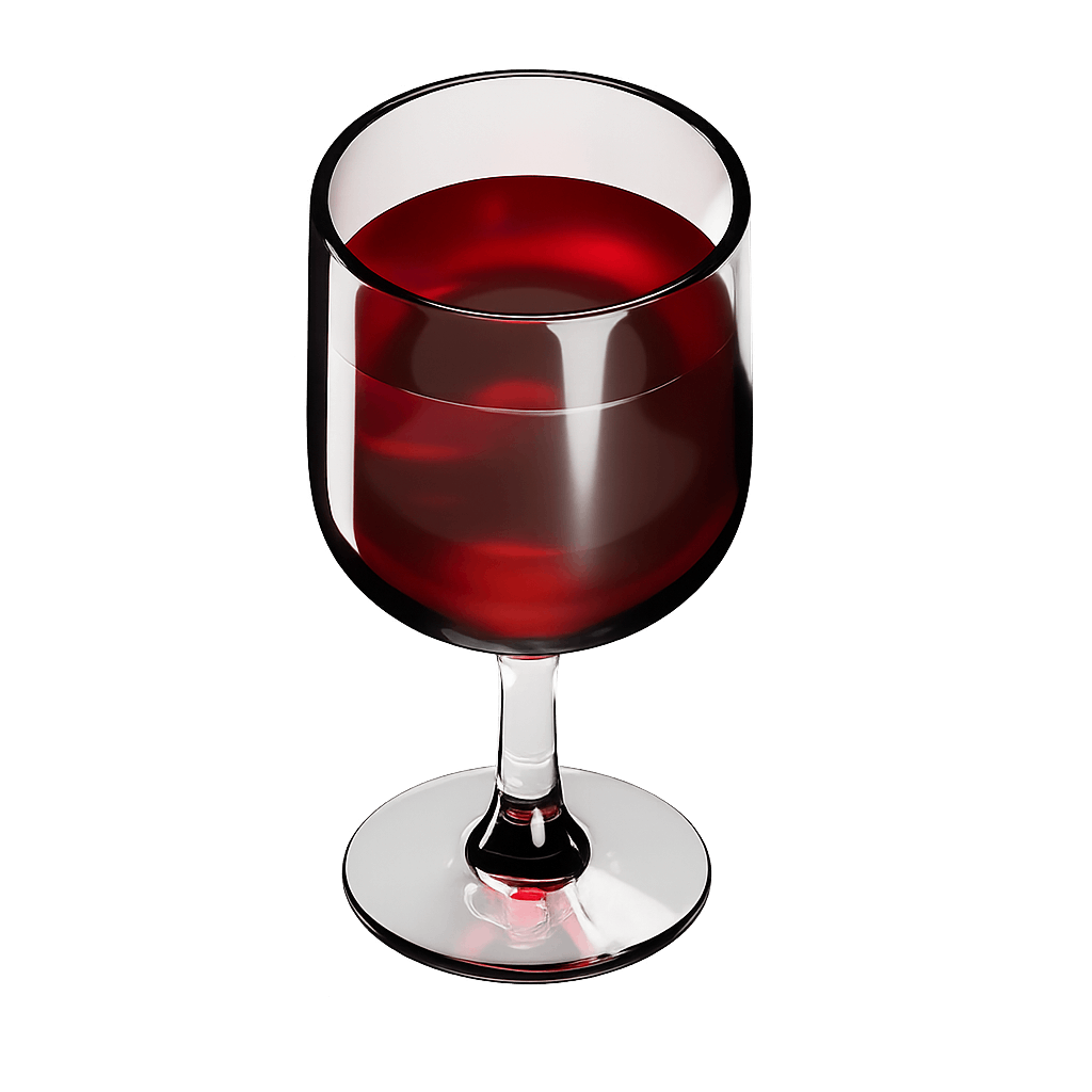 Red Wine Glass Alcohol Beverage Icon