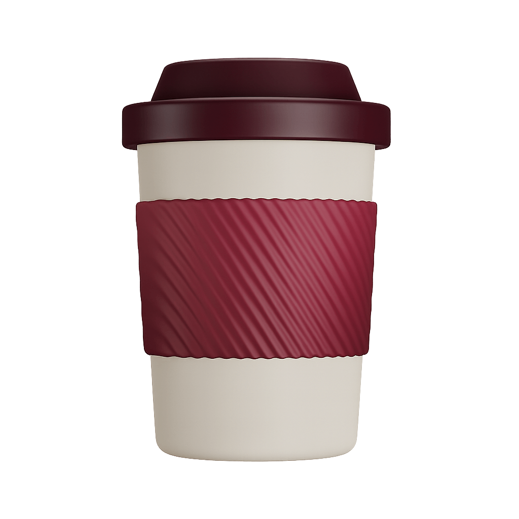 Reusable Coffee Travel Mug 3D Icon