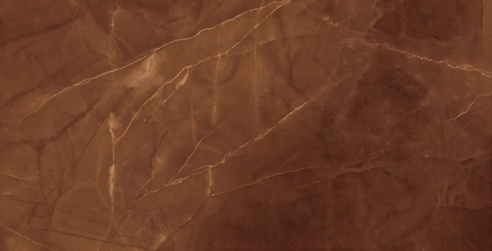 Rich Chocolate Brown Natural Marble Veining Texture