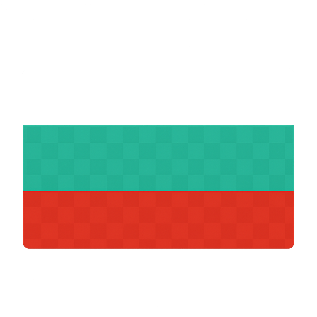 Rounded Bulgaria Flag Icon Transparent Background