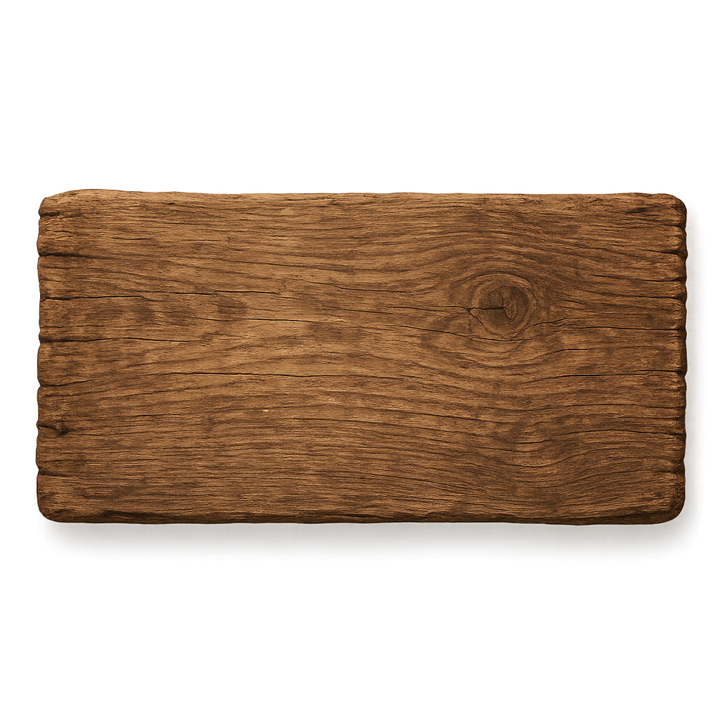 Rustic Wooden Plank With Rich Grain and Knot Texture, Natural Background for Design and Branding