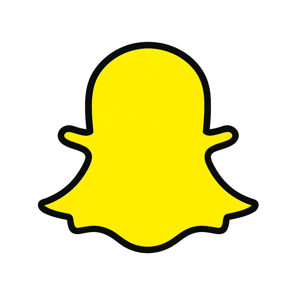 Snapchat Logo Icon: Transparent Background