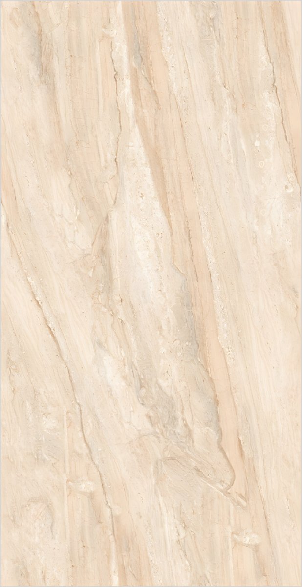 Soft Cream Marble Tile with Flowing Lines