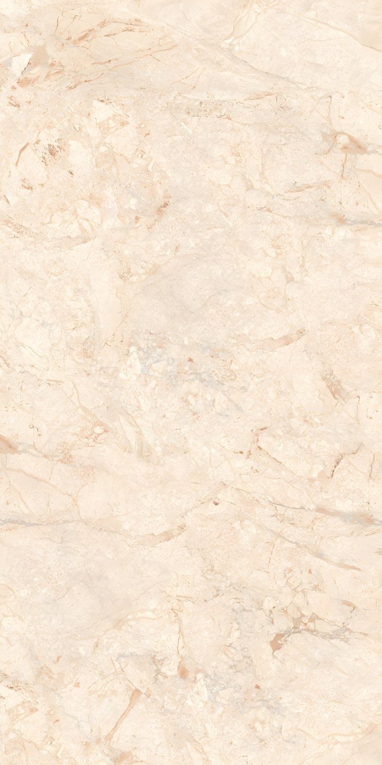 Soft Cream Marble Tile with Subtle Veining