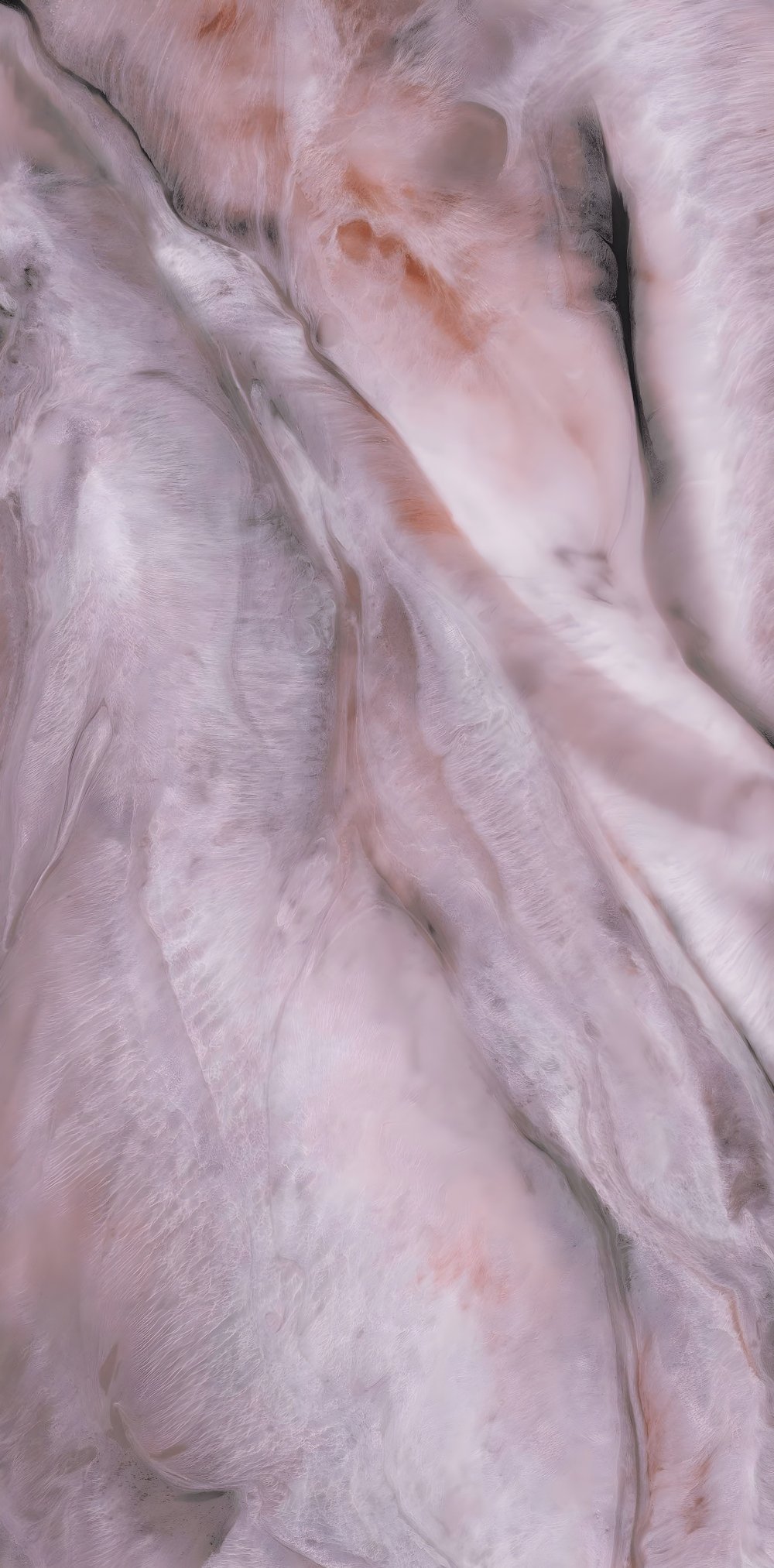 Soft Lilac and White Flowing Marble Texture