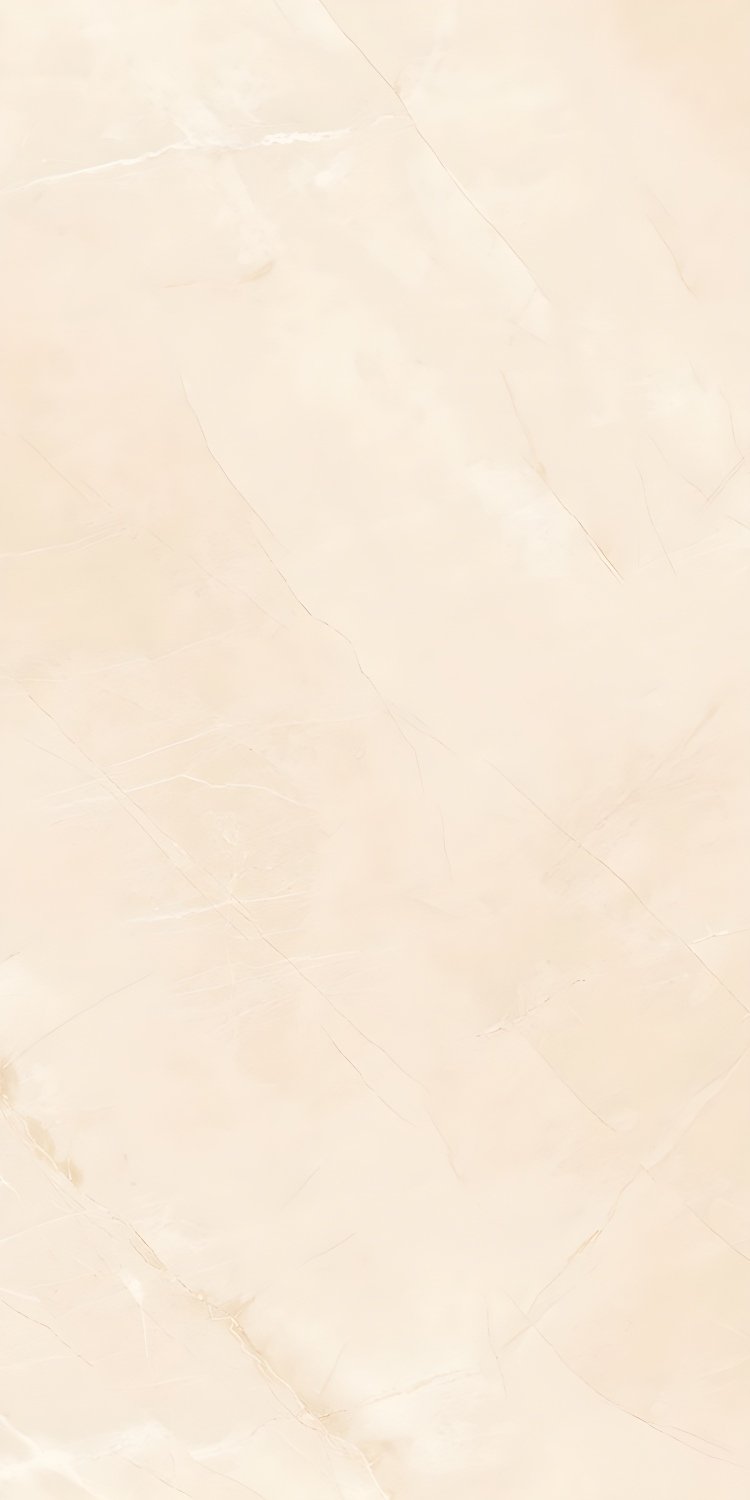 Soft Peach Beige Marble Solid Surface Tile