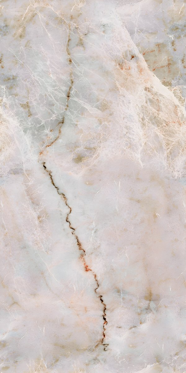 Soft Pink White Marble Tile Dark Vein