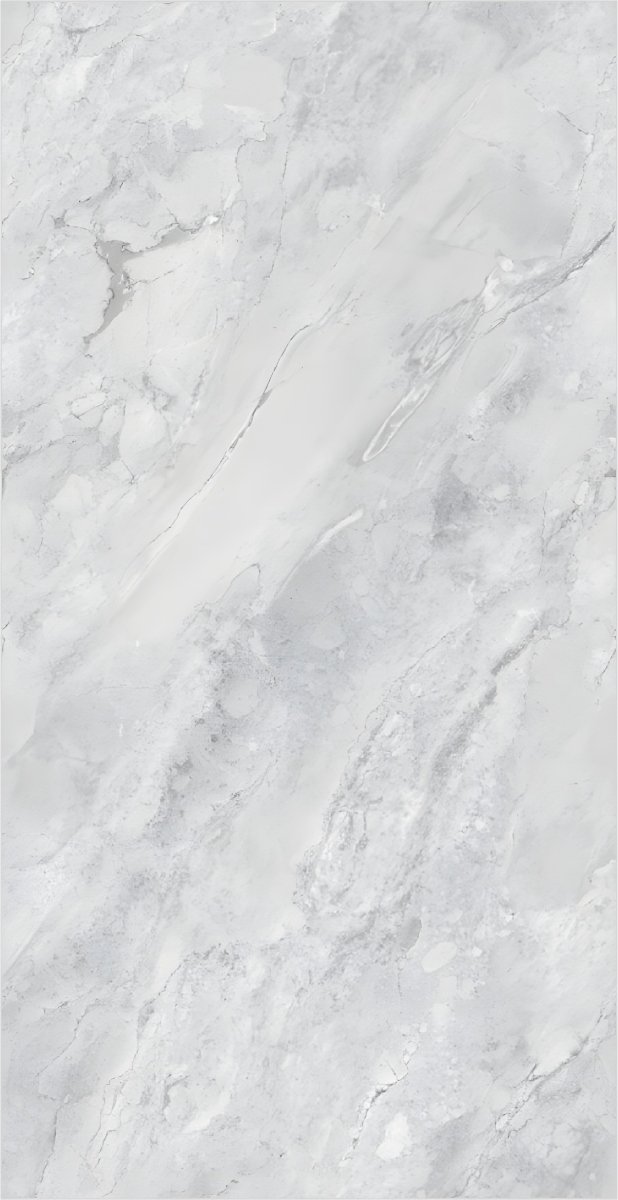 Soft White Marble Tile with Subtle Grey Flow