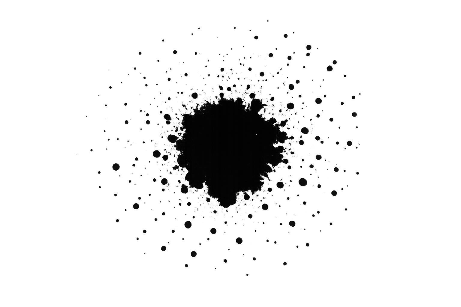 Subtle Black Burst With Dot Ring Pattern For Abstract Background Design