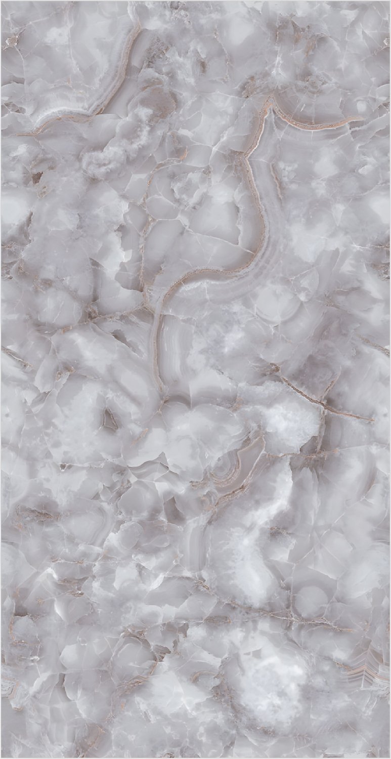 Subtle Gray Marble-Look Tile with Soft Texture