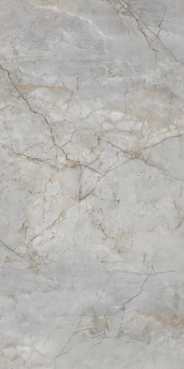 Subtle Light Grey Marble Slab Texture