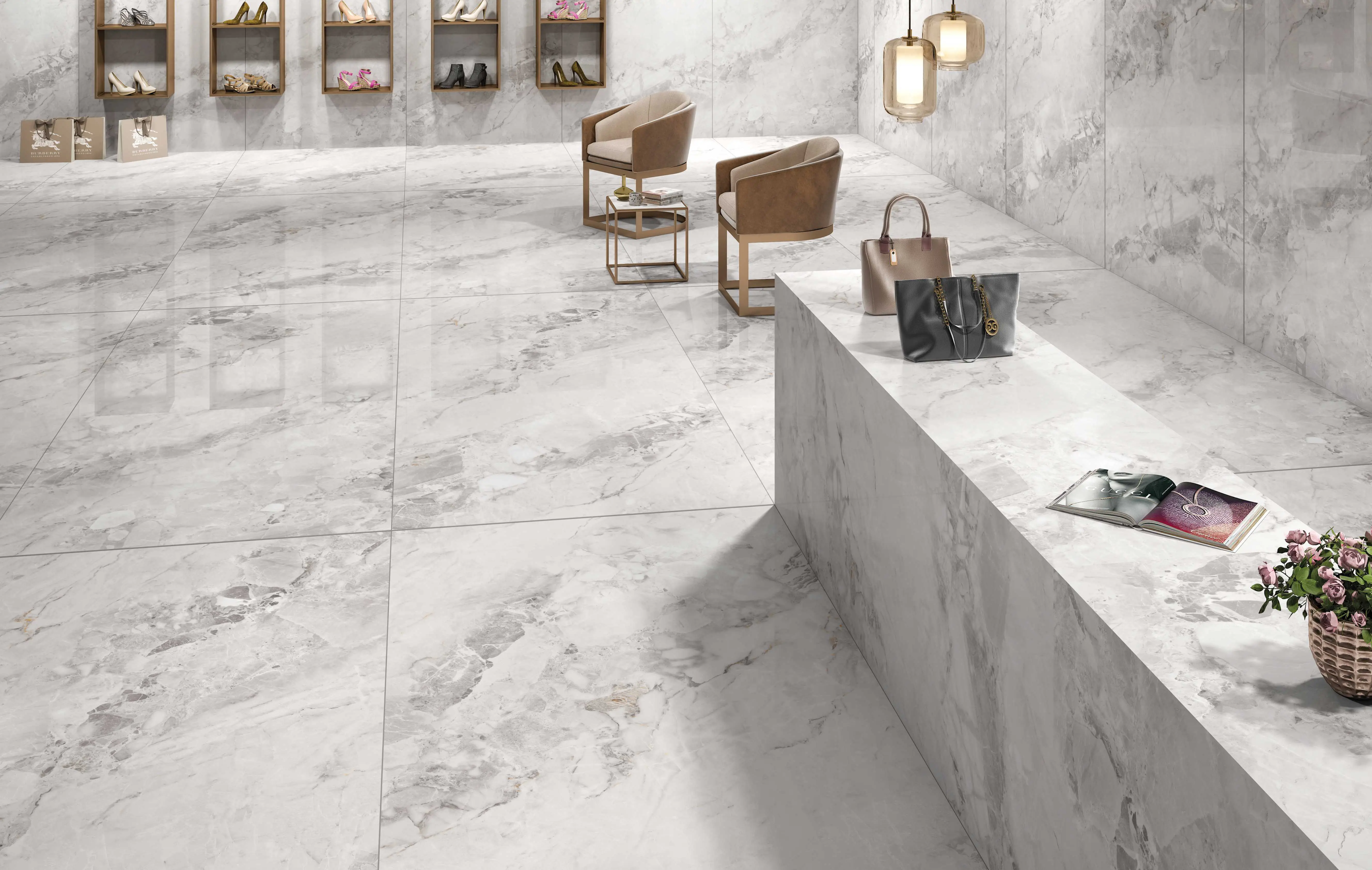 Sunhearrt Marble Effect Tiles Preview