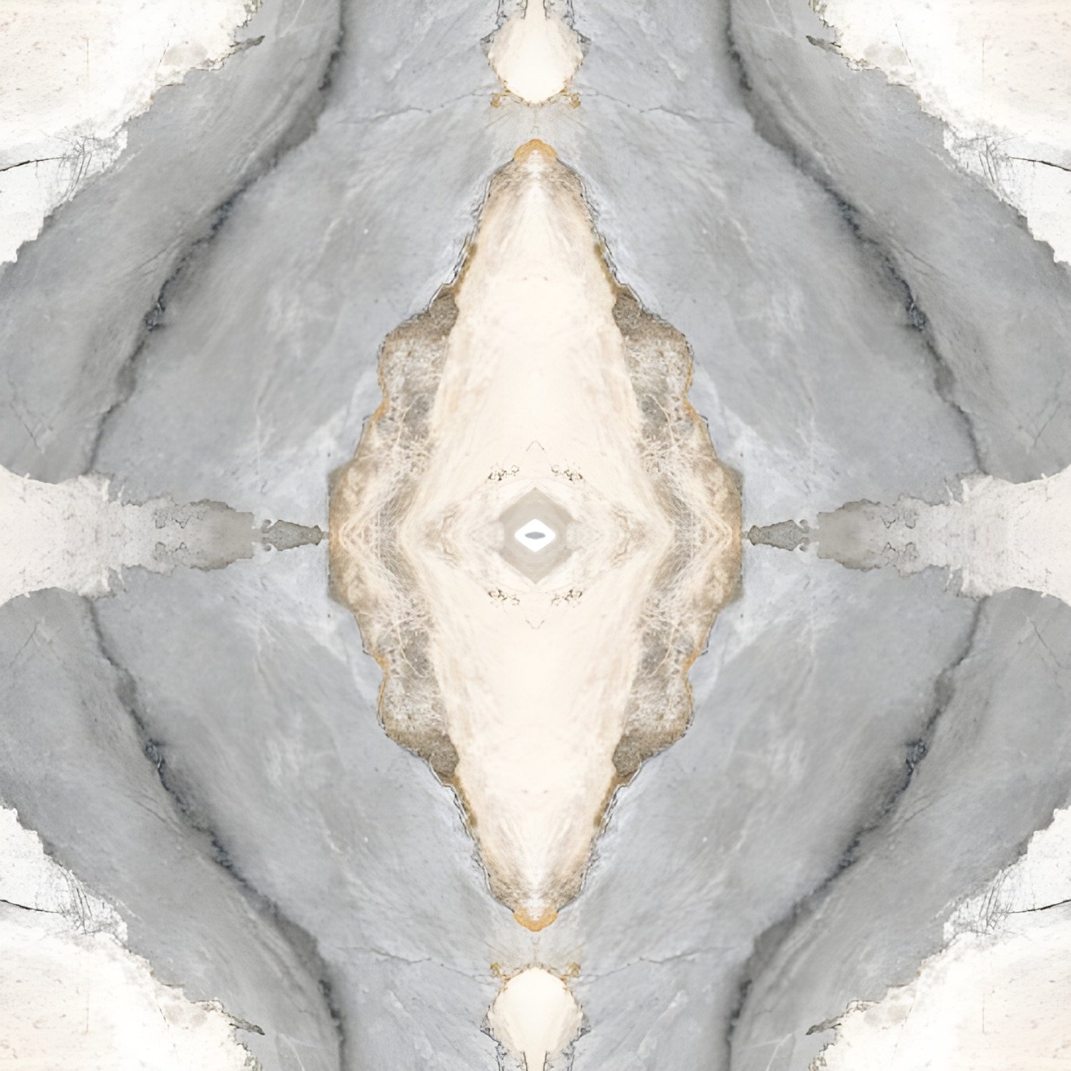 Symmetrical Grey Marble Stone Flooring Texture