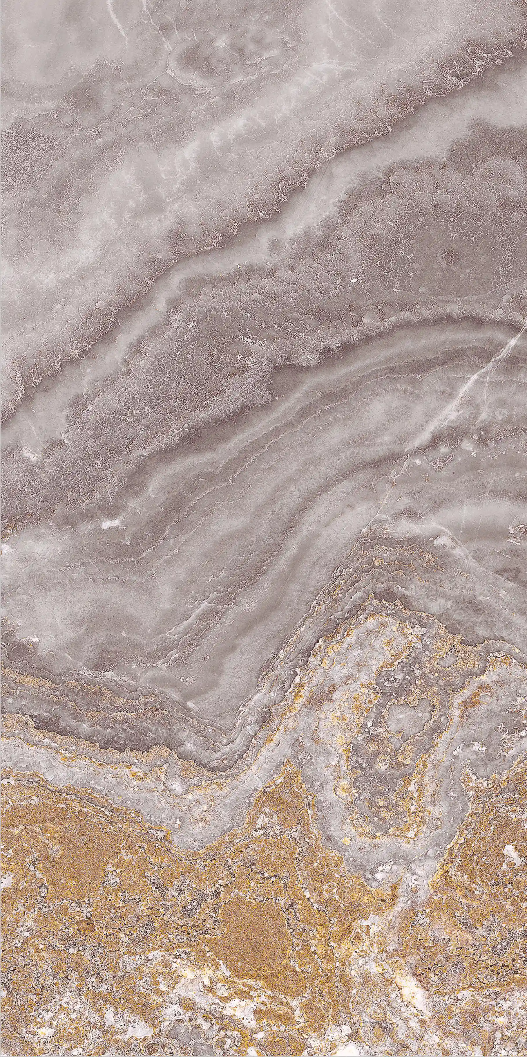 Textured Surface of Brown and Grey Marble With Natural Patterns