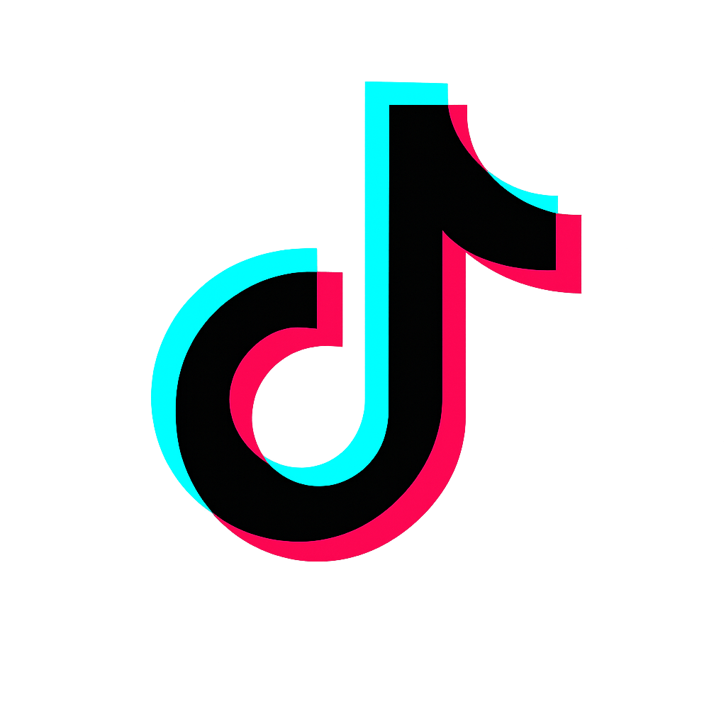 TikTok Logo Music Note Transparent Background