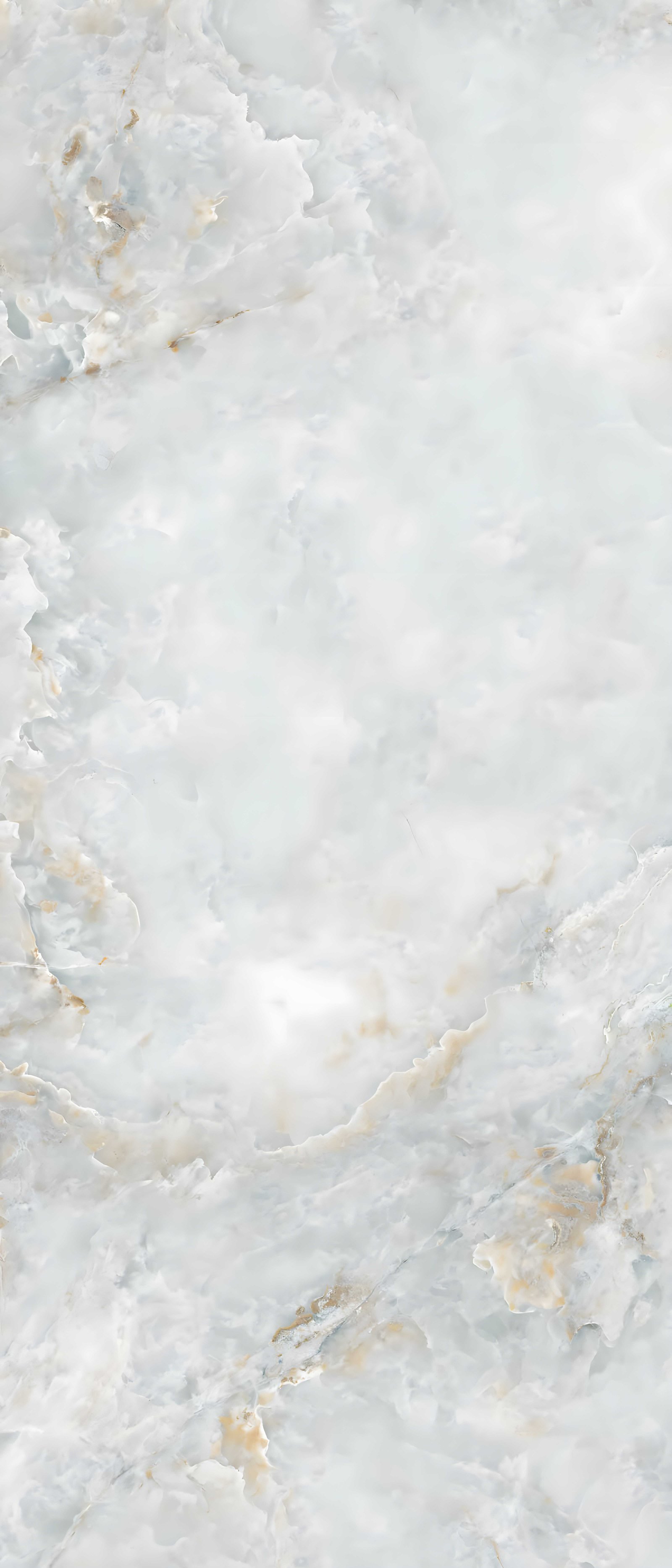 Translucent White Onyx Gold Clouding Texture