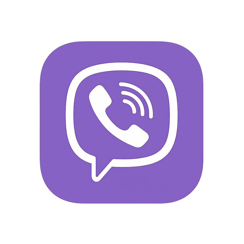 Viber Logo Icon Transparent Background