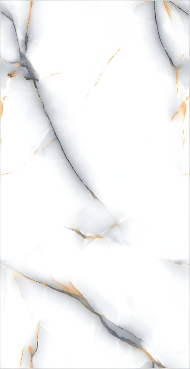 Vibrant White Onyx Tile with Gold Veining