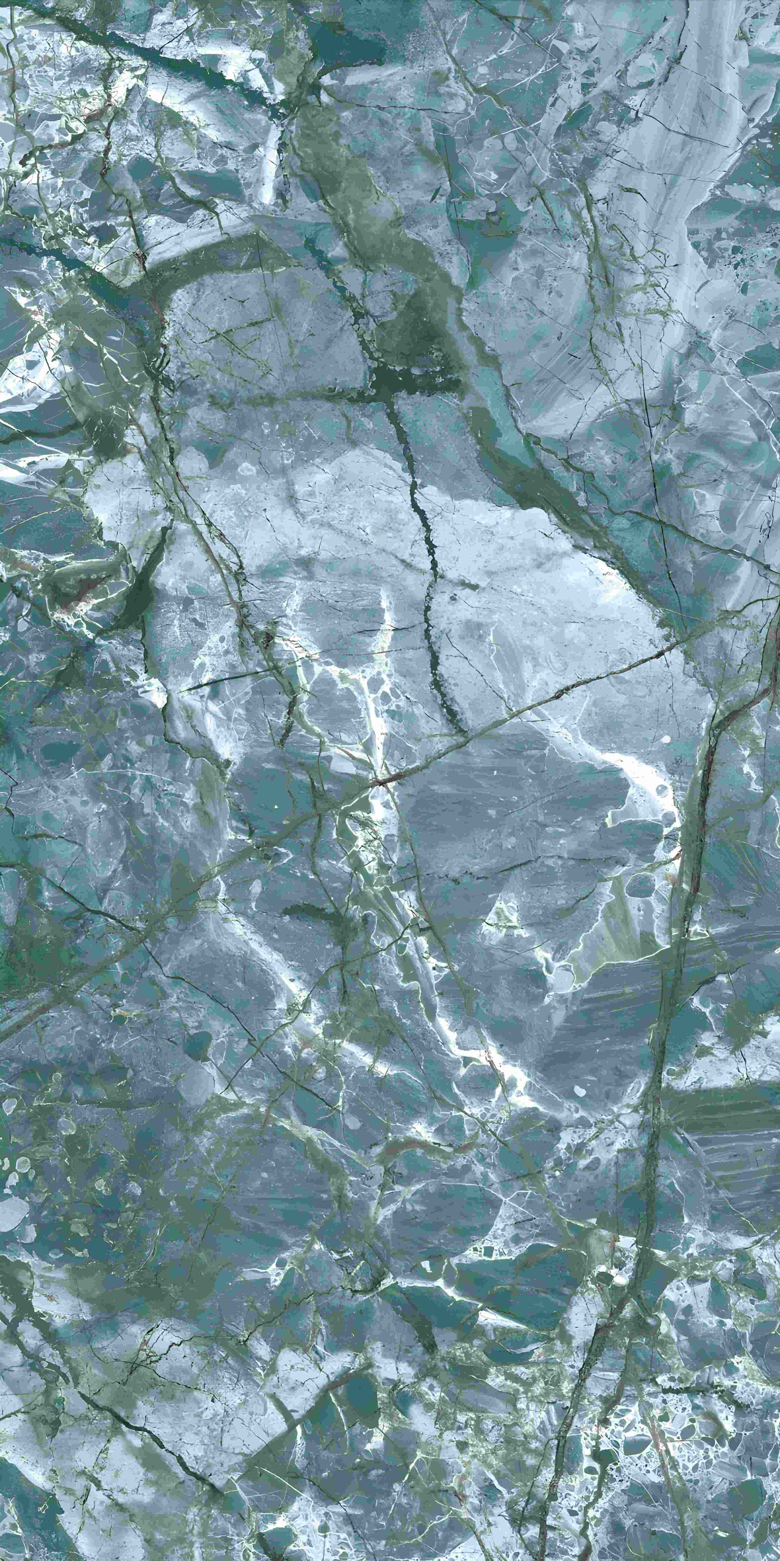 Vivid Blue-Green Natural Marble Stone Texture